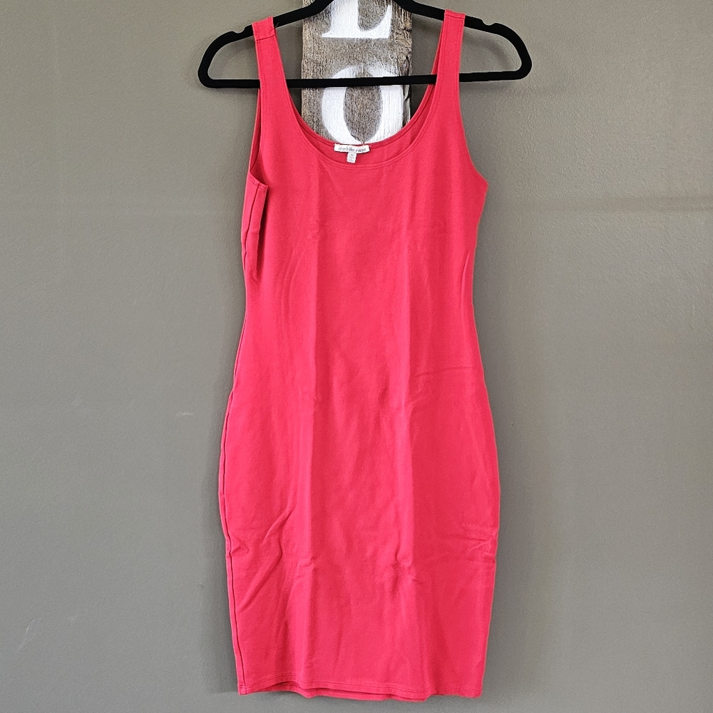 Charlotte Russe Red Stretchy Bodycon Sleeveless Dress Size Medium